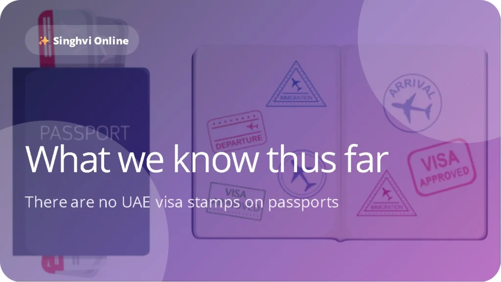 No visa stamping required